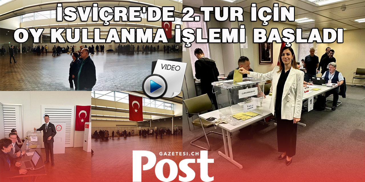 İSVİÇRE'DE 2. TUR DEMOKRASİ ŞÖLENİ BAŞLADI