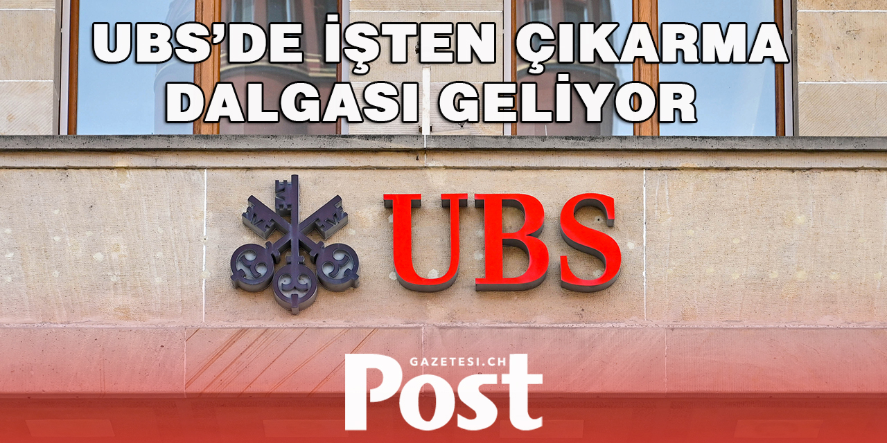 UBS CEO'sundan 'işten çıkarma dalgası geliyor' mesajı