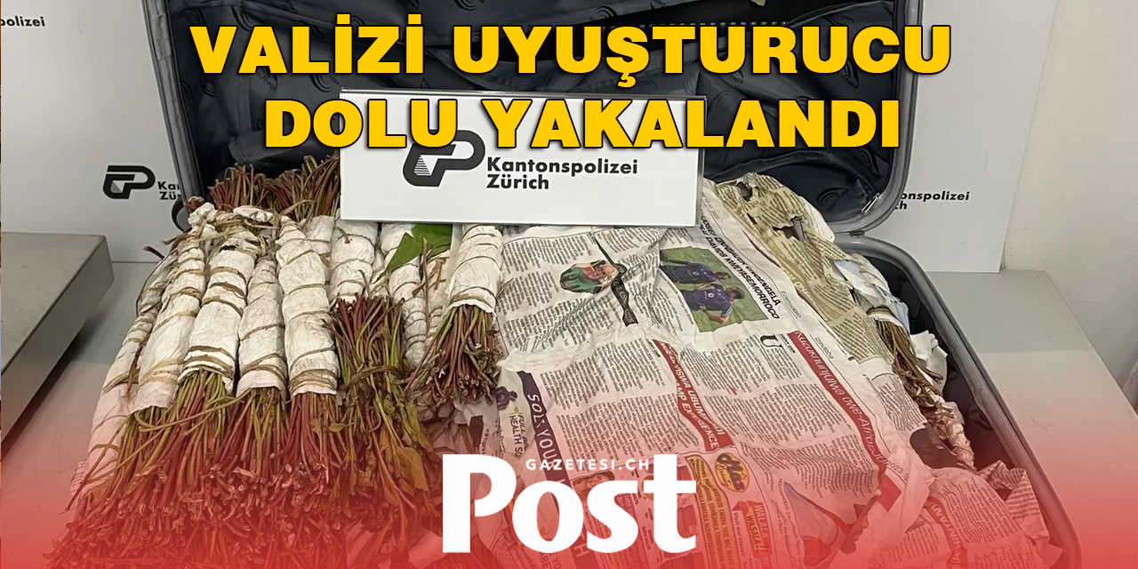 VALİZİ UYUŞTURUCU DOLU YAKALANDI