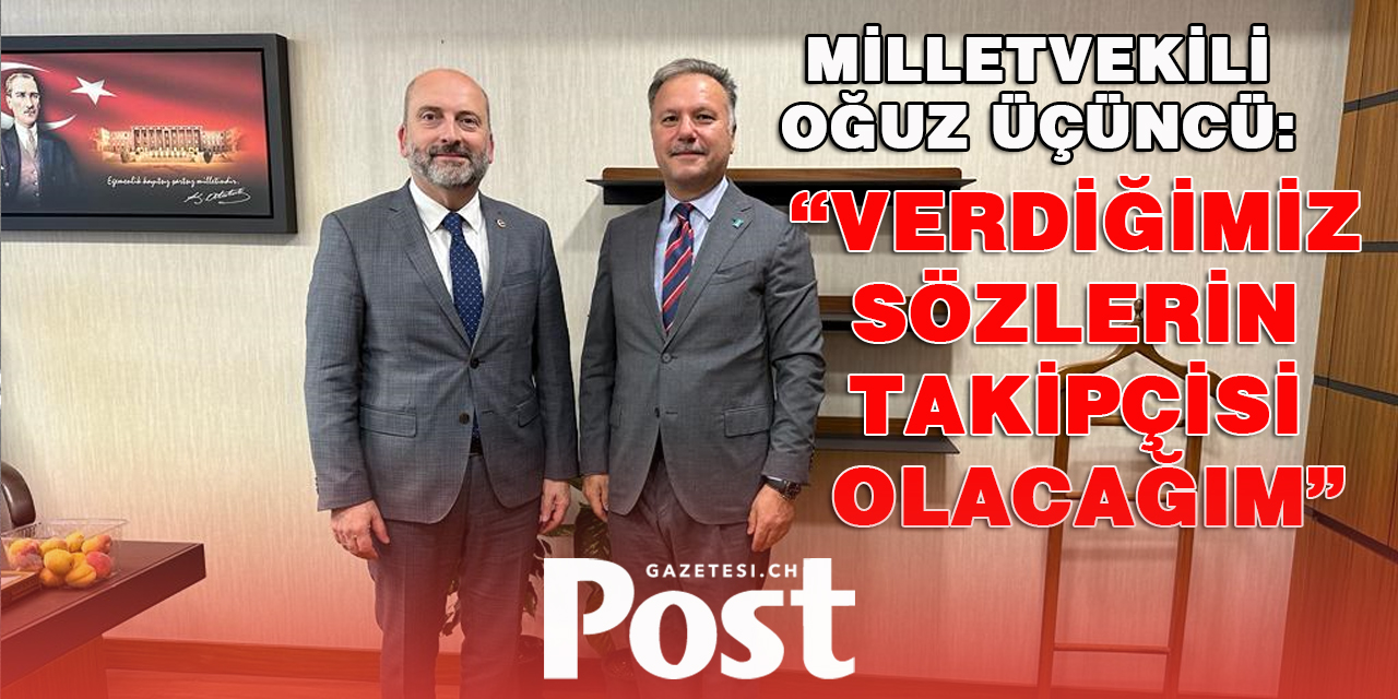 Üçüncü, “Verdiğimiz sözlerin takipçisi olacağım”