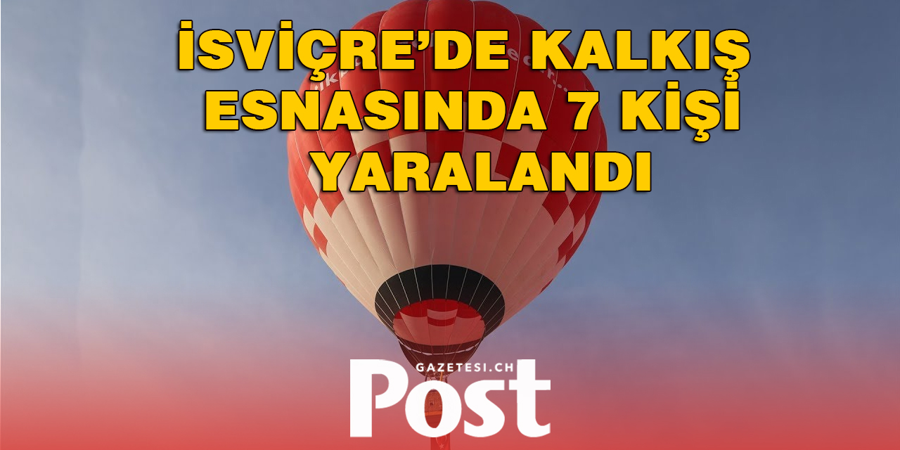 Kalkış sırasında çıkan yangında 7 kişi yaralandı