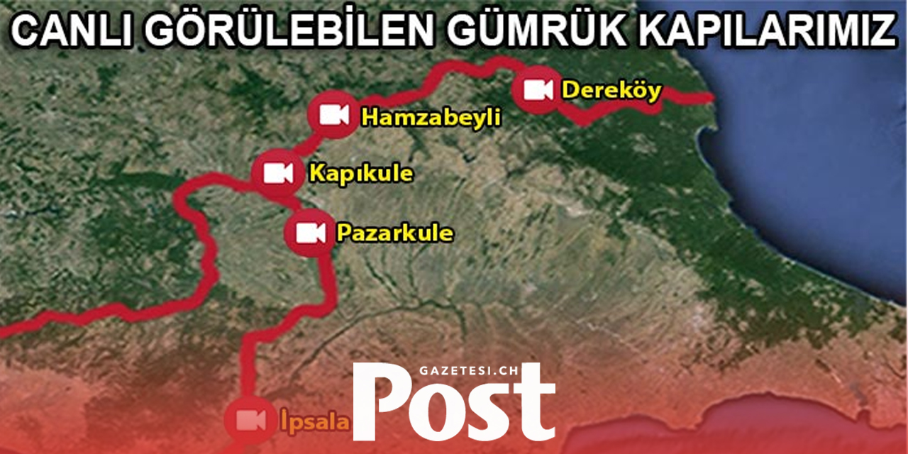 Gurbetçiler sınır kapılarından yoğunluğu anlık takip edebilecek