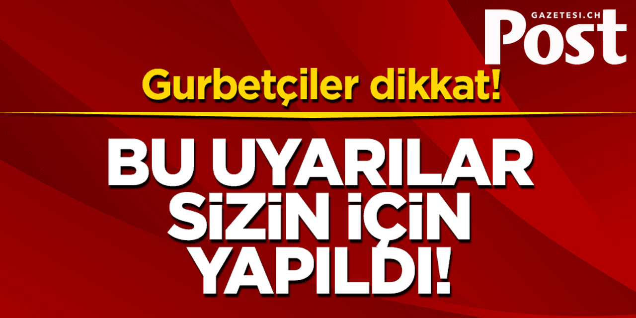 Gurbetçiler dikkat: Türkiye’de bırakılan araç için taahhütname vermeyi unutmayın!