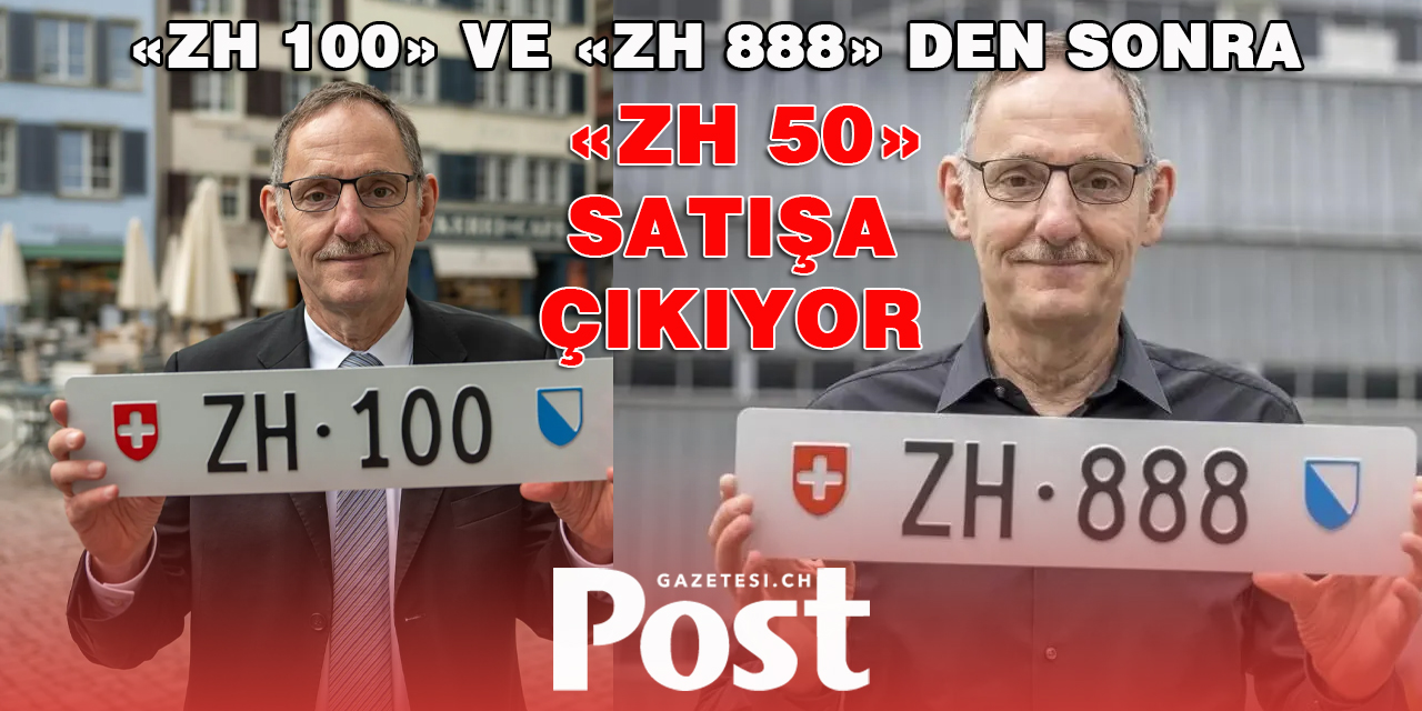 «ZH 50» NUMARALI PLAKA AÇIK ARTIRMAYA ÇIKYOR