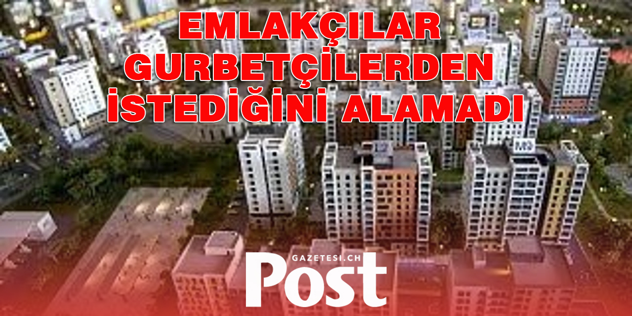 Gurbetçilerin ilgisi konuta olmadı