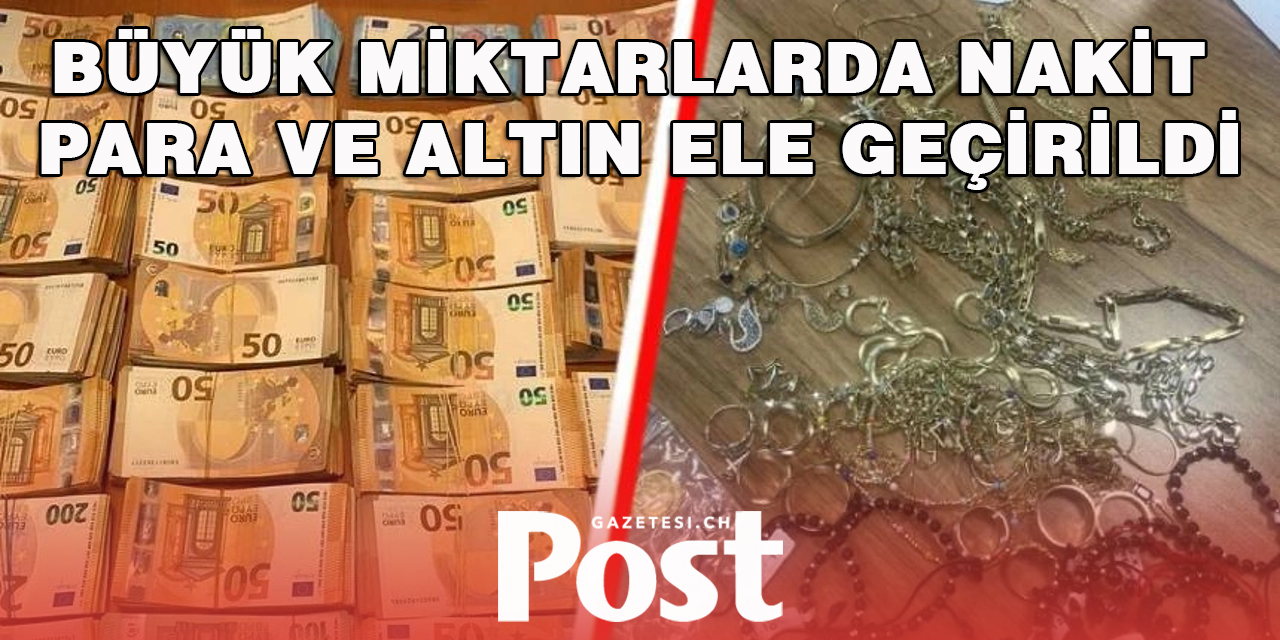 Bulgaristan-Türkiye sınırında büyük miktarlarda nakit para ve altın ele geçirildi