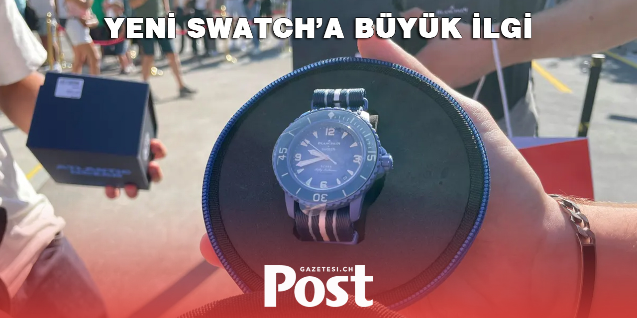 Biel’de  yeni Swatch saate büyük ilgi