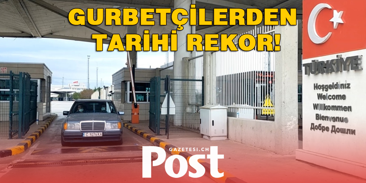 Gurbetçilerin dönüşü tamamlandı! Sınır kapılarında son 5 yılın rekoru