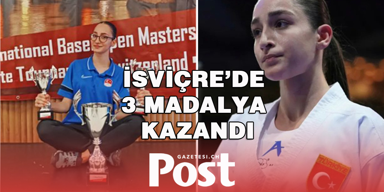 Milli Sporcu Sena Kızılaslan İsviçre'de Madalyalar Kazandı