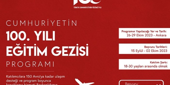 Cumhuriyet’in 100. Yılında Yurt Dışındaki Gençler Türkiye’de