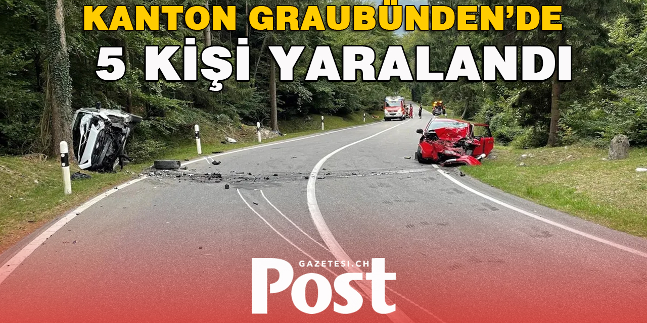 FECİ TRAFİK KAZASI: 5 YARALI