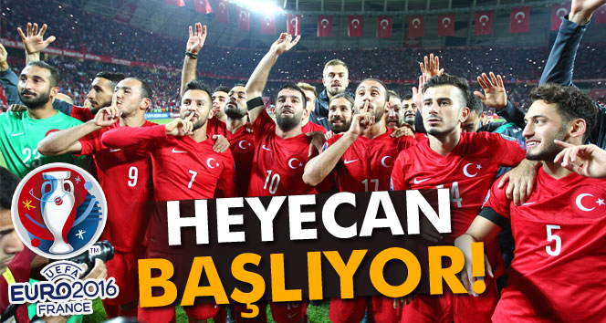 EURO 2016 HEYECANI BAŞLIYOR