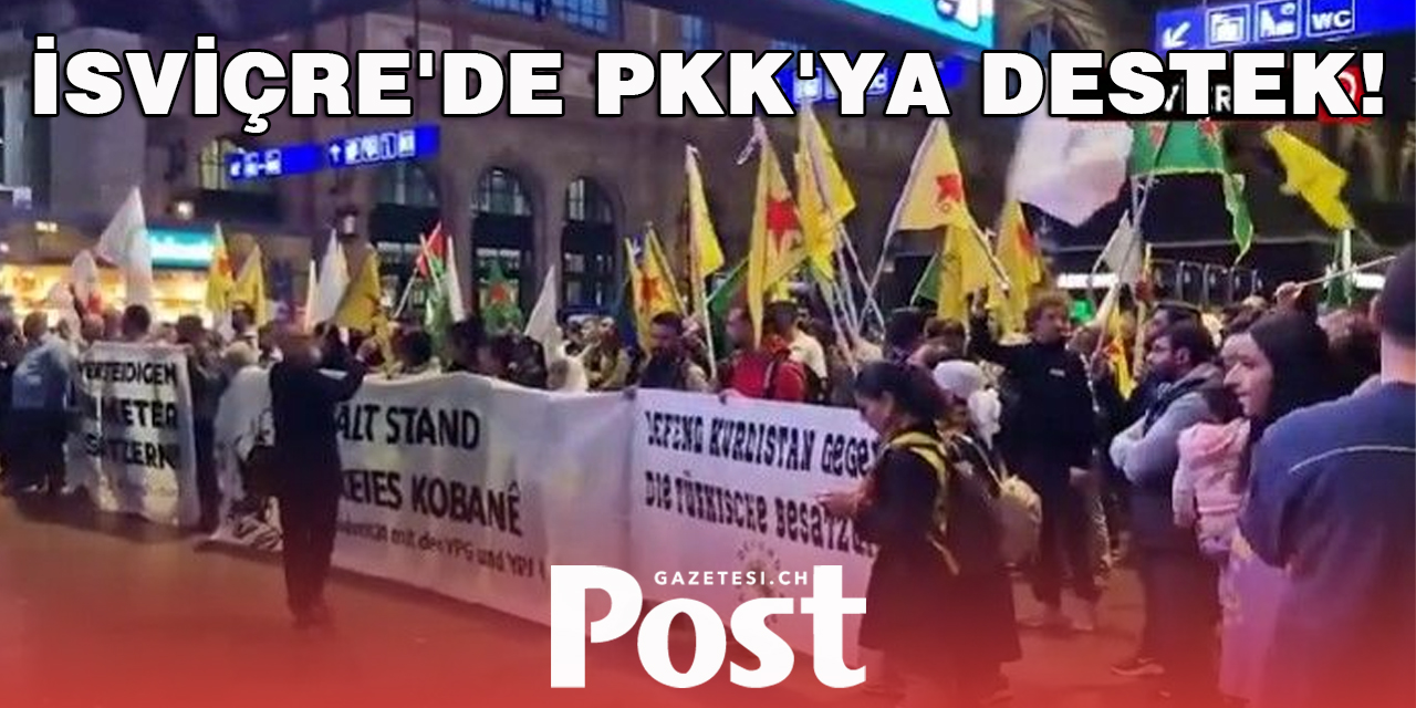 TSK vurdukça ses onlardan geliyor: İsviçre'de PKK'ya destek!