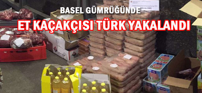 ET KAÇAKÇISI TÜRK YAKALANDI