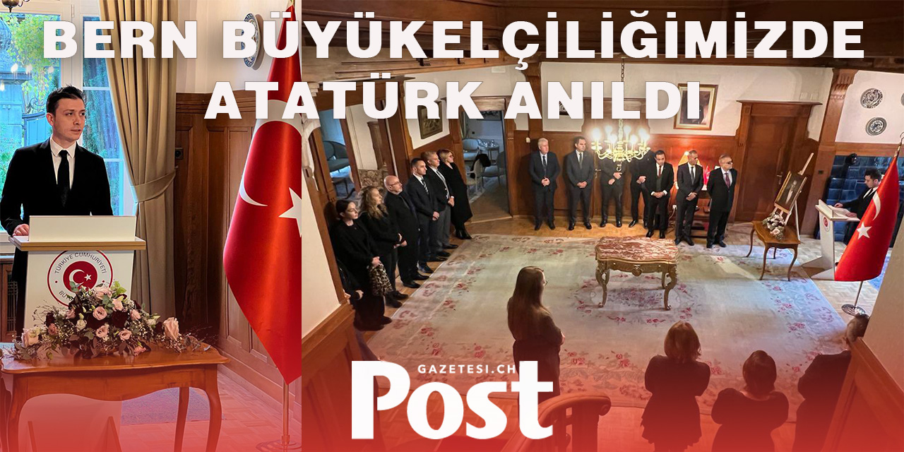 Büyükelçiliğimizde Gazi Mustafa Kemal Atatürk anıldı