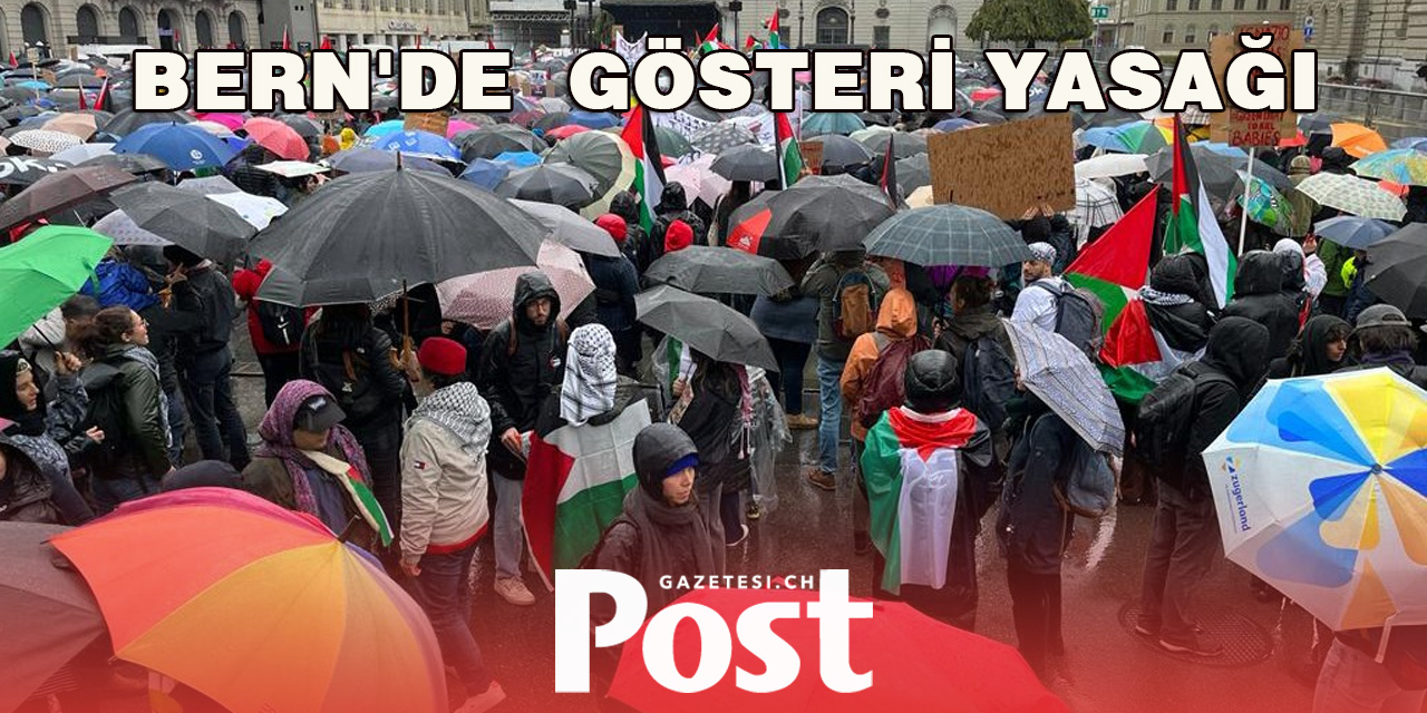 Bern'de  gösteri yasağı