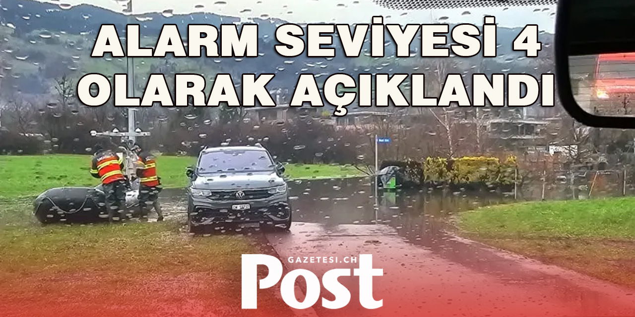 İsviçre’de şiddetli yağışlara ve sellere dikkat, uyarısı