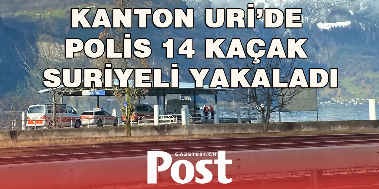 Polis Kovalamacada 14 mülteci Suriyeliyi yakaladı