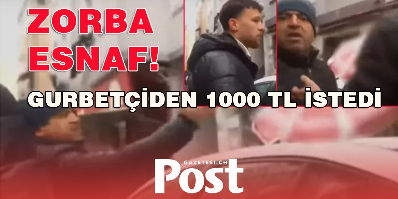 "Zararım var" dedi, Alman gurbetçiden bin TL istedi