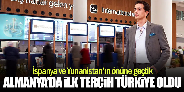 Türkiye, seyahat satışlarında Almanların ilk tercihi oldu