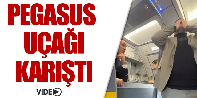 Pegasus uçağı karıştı