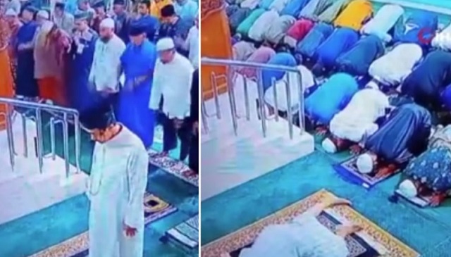 Namaz sırasında kalp krizi geçiren imam secdede vefat etti