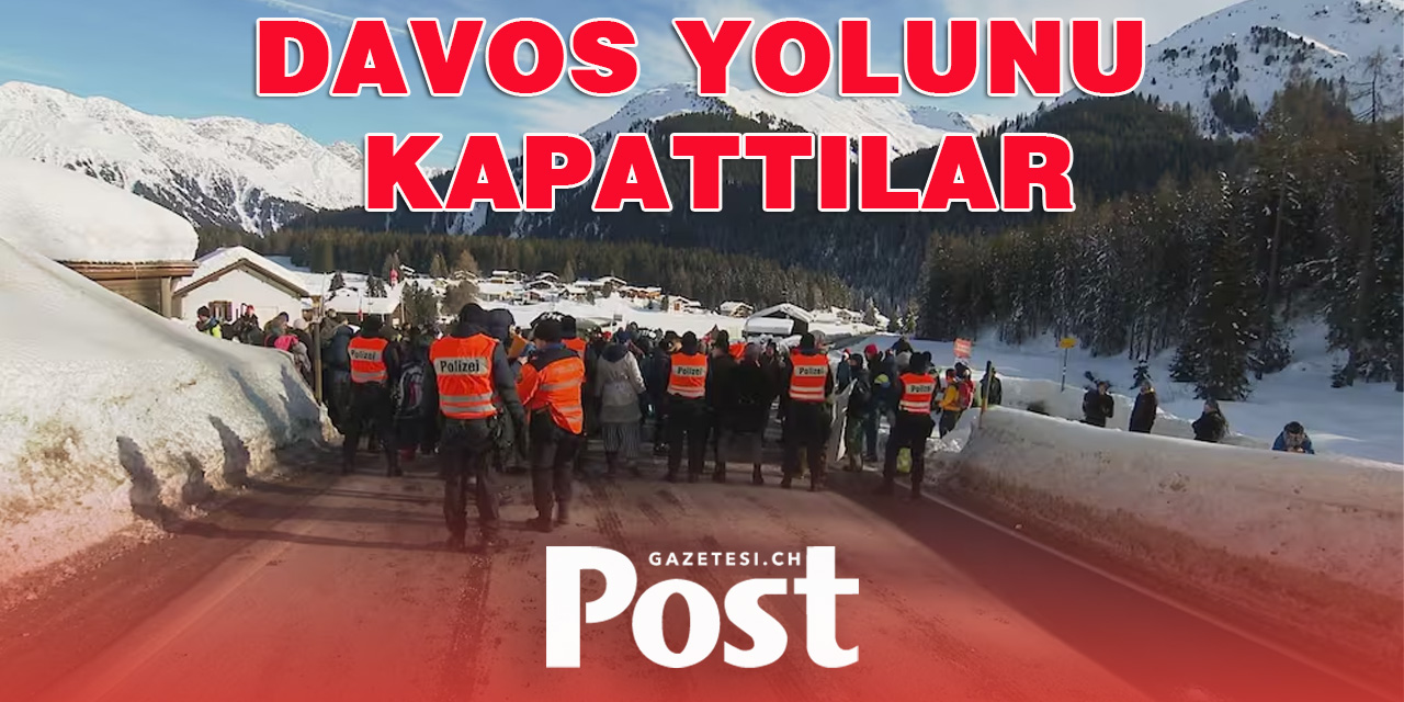 Aktivistler Davos yolunu kapattılar: 18 Km uzun kuyruk oluştu