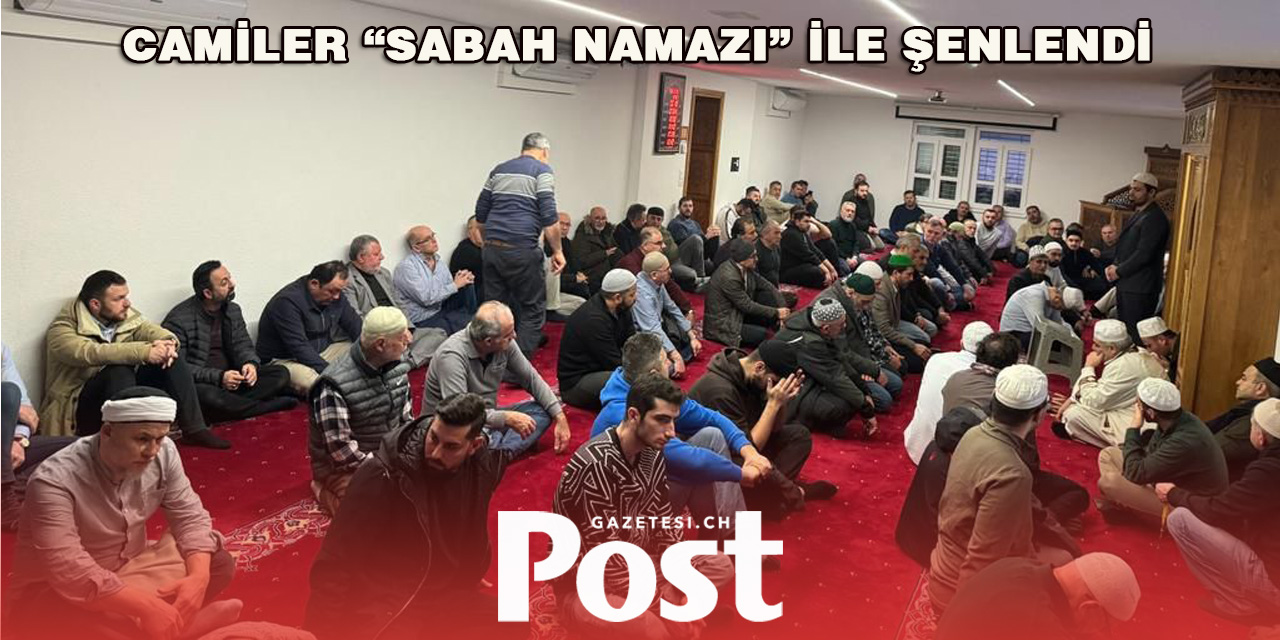 Camiler “Sabah Namazı” ile şenlendi