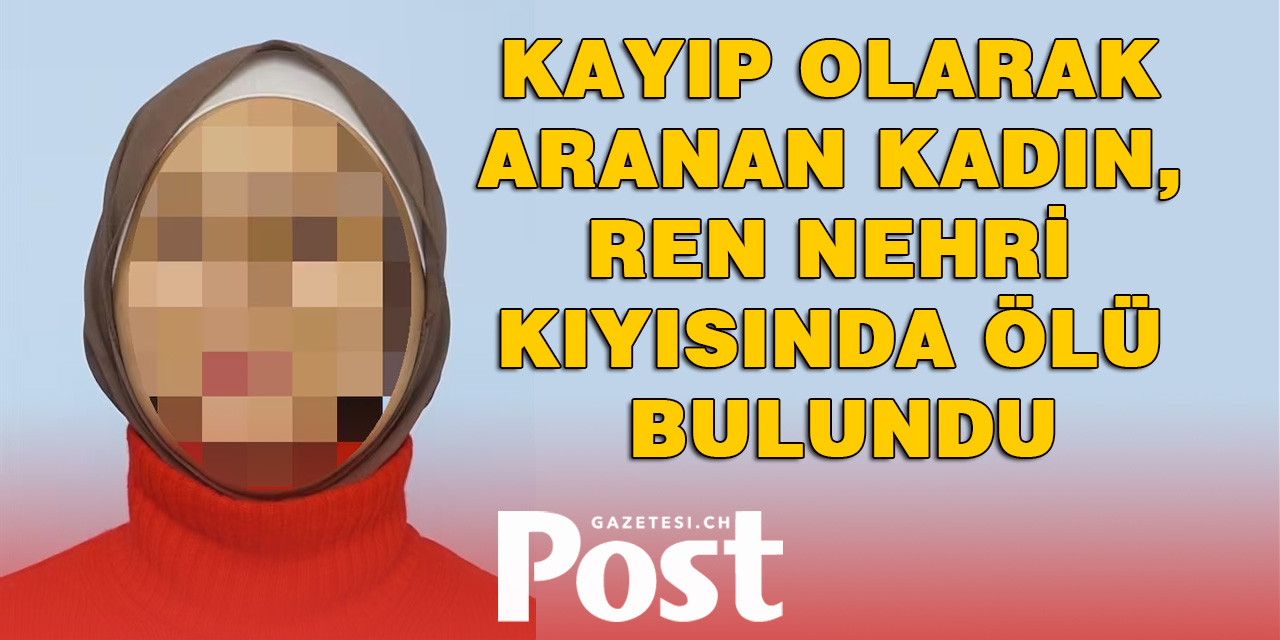 Ren nehrinde Kadın cesedi bulundu, Eşi tutuklandı