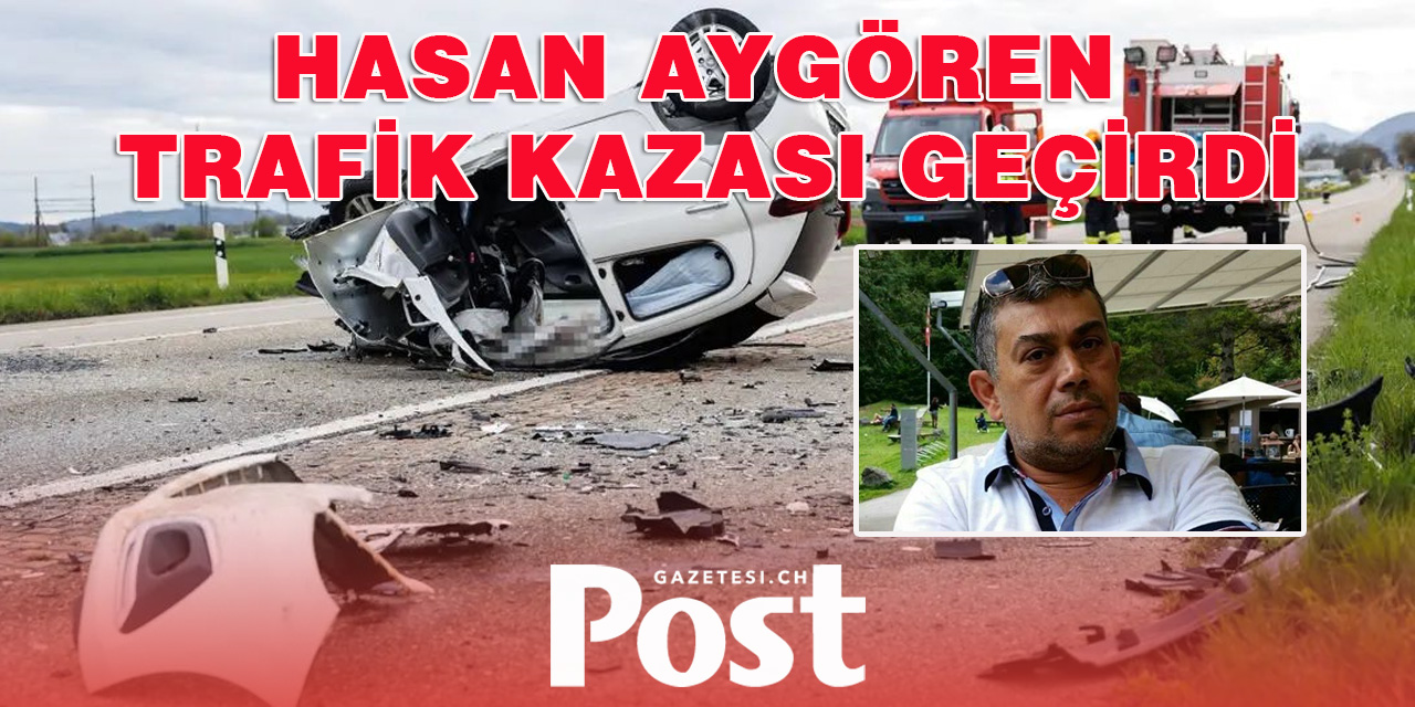 Hasan Aygören trafik kazası geçirdi- 2 Kişi ağır yaralandı