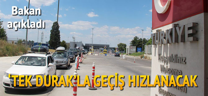 Gümrük kapılarında geçişi hızlandıracak bir uygulama daha