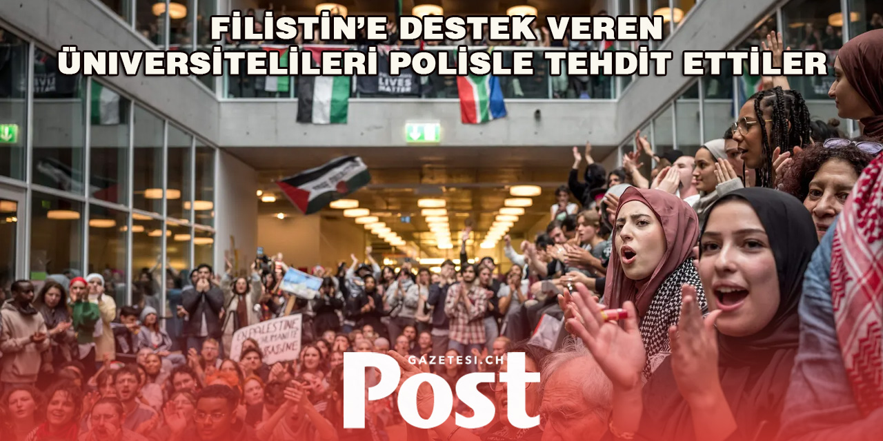 Filistin’e destek veren üniversitelileri polisle tehdit ettiler