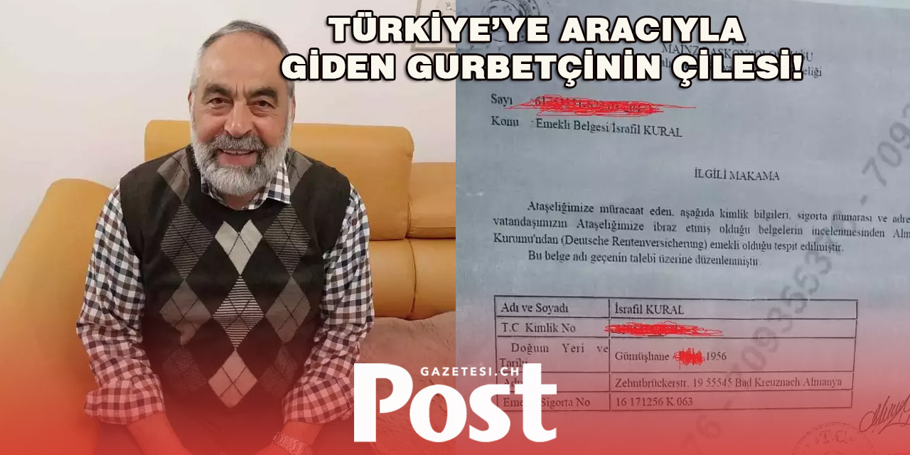 İsrafil Amca’nın otomobil çilesi! Eşini bırakıp aracıyla dönmek zorunda kaldı!