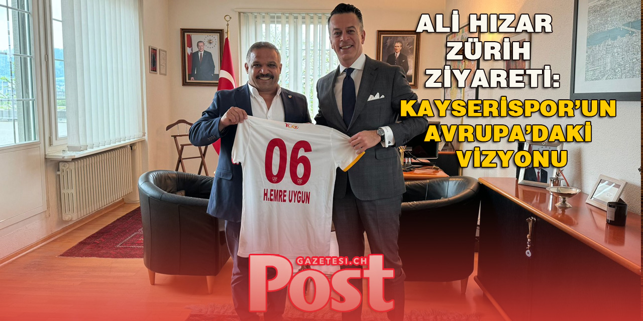 Hızar Başkonsolos Uygun’a Forma hediye etti