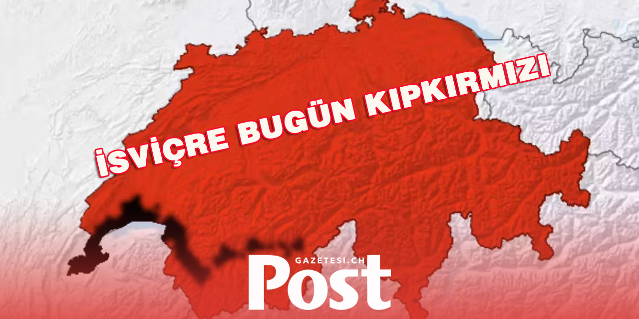 Alerjisi olanların dikkatine: İsviçre bugün kıpkırmızı