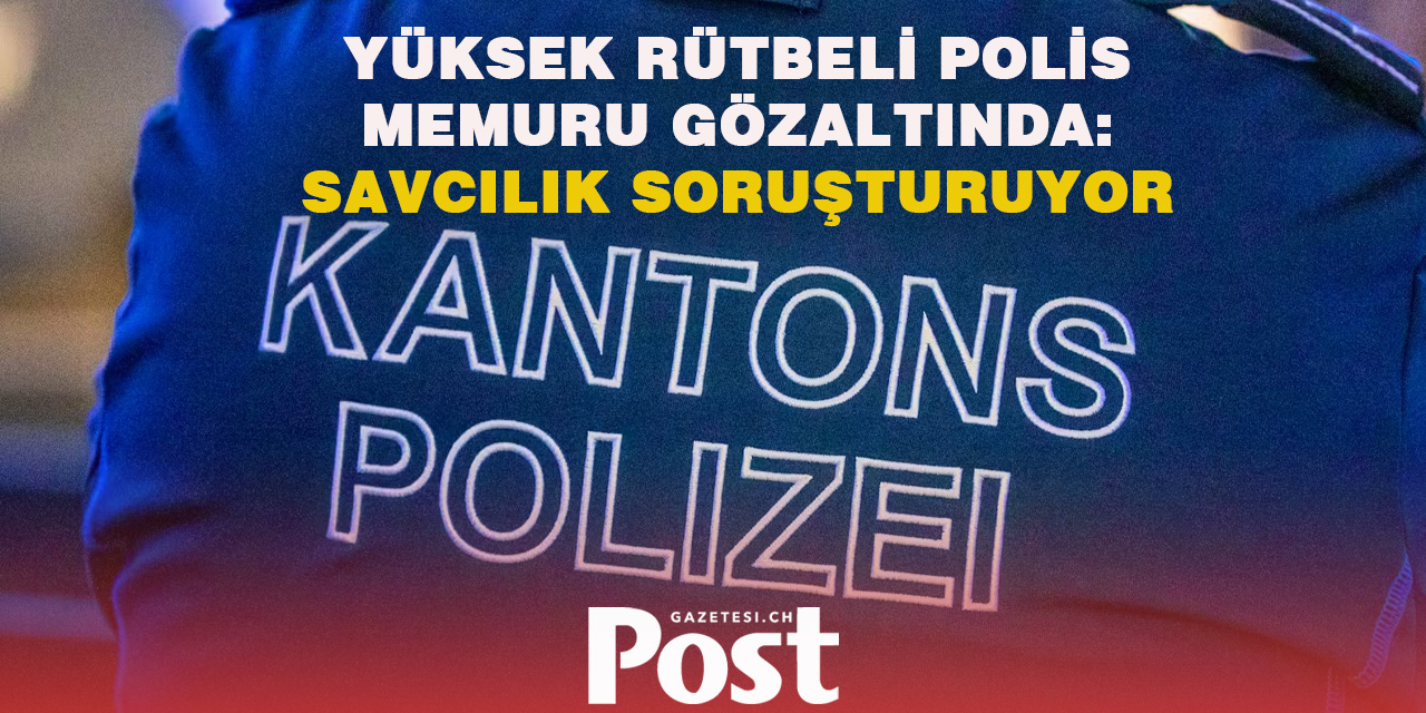 Yüksek rütbeli polis memuru gözaltında: savcılık soruşturuyor