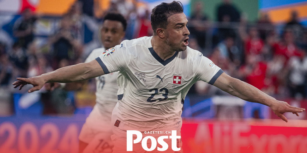 Xherdan Shaqiri tarihe geçti! İsviçre ile İskoçya puanları paylaştı