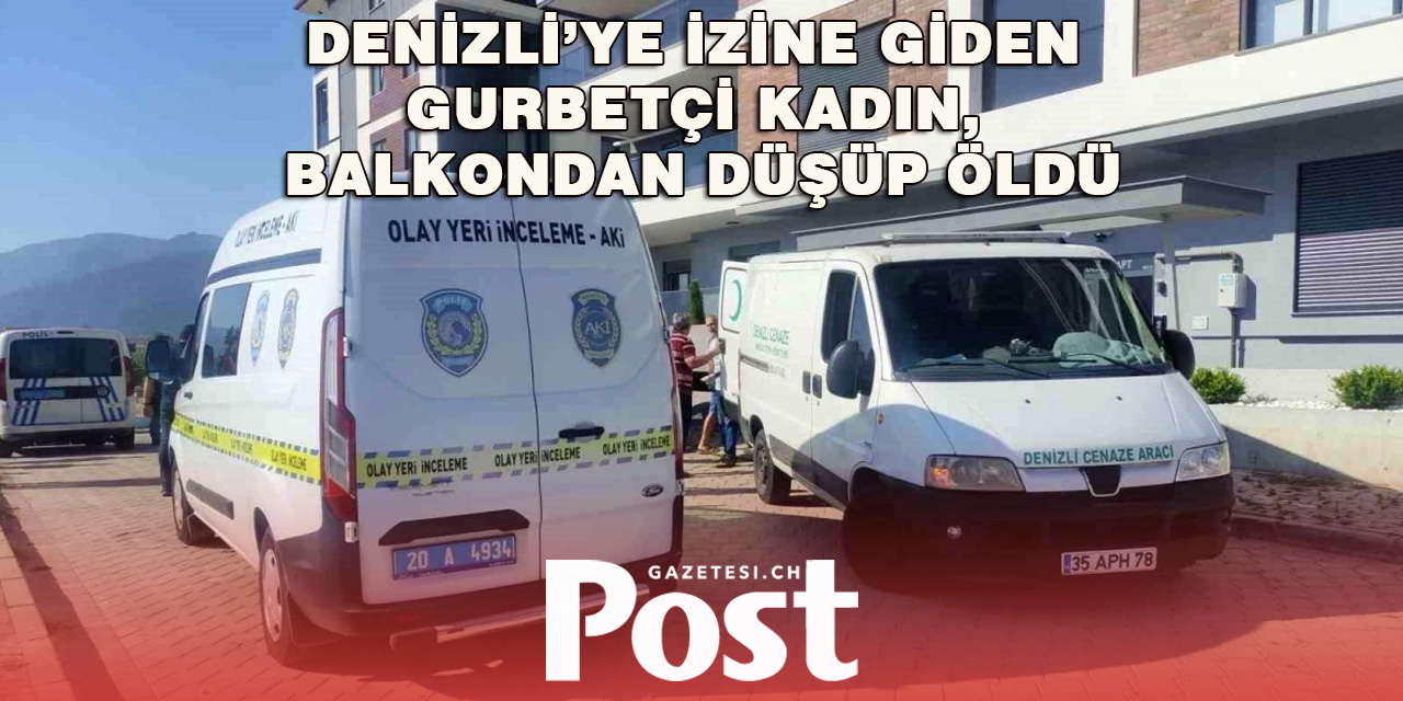 Gurbetçi kadın, balkondan düşüp öldü