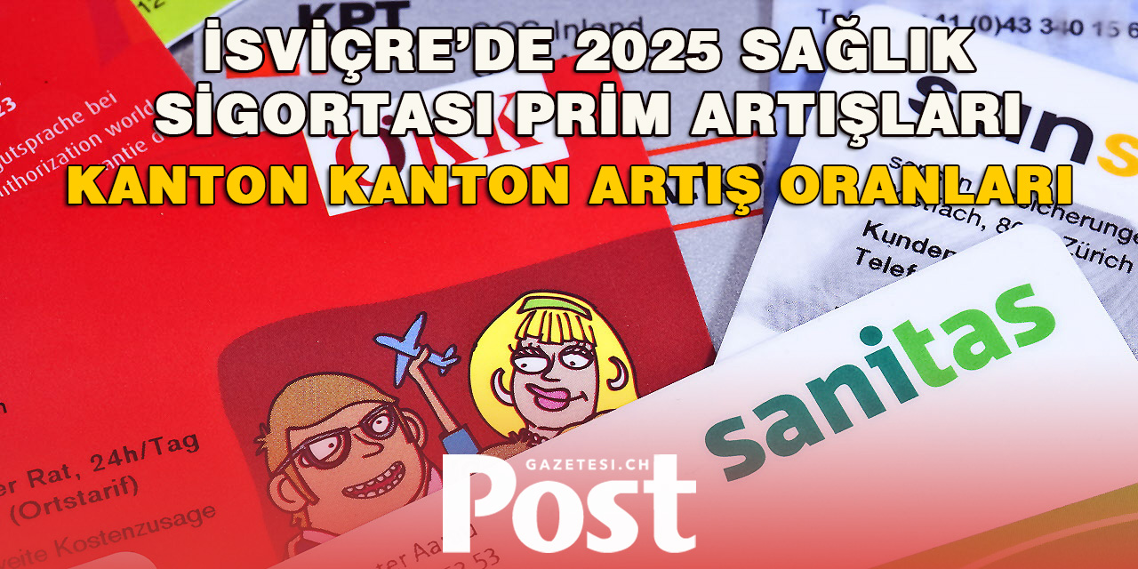 İsviçre’de 2025 Sağlık Sigortası Prim Artışları