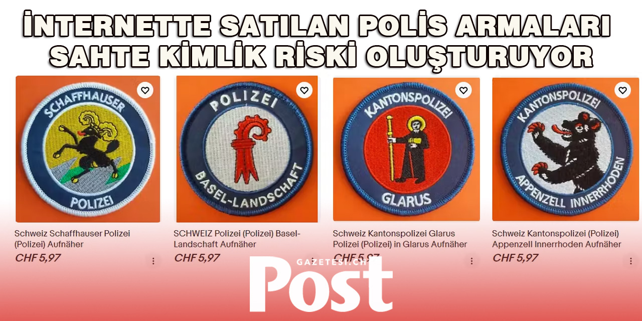 İsviçre’de Polis Arması Çevrimiçi Satışta: Güvenlik Açığı mı?