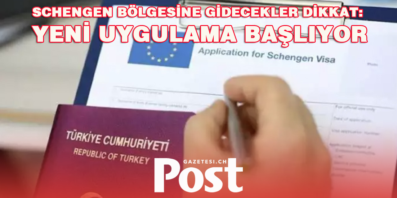 Schengen Bölgesine Girişte Yeni Dönem Başlıyor