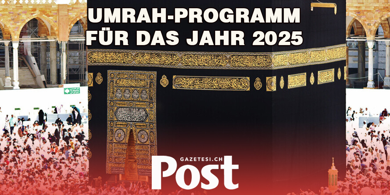 Umrah-Reise zum Jahreswechsel von der Schweizer Türkischen Diyanet Stiftung