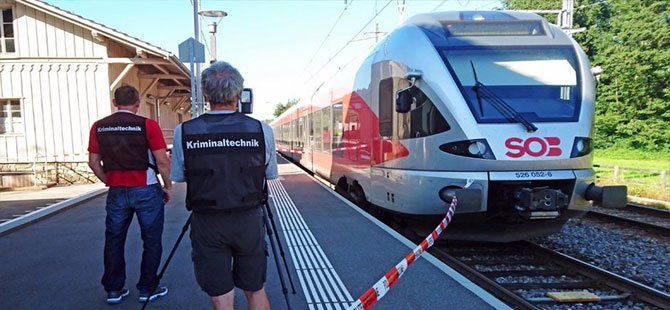 'İsviçre'deki tren saldırısı terörle bağlantılı değil'