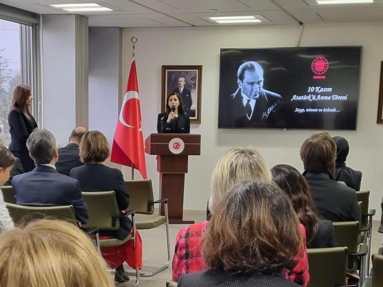 Atatürk Cenevre’de Anıldı