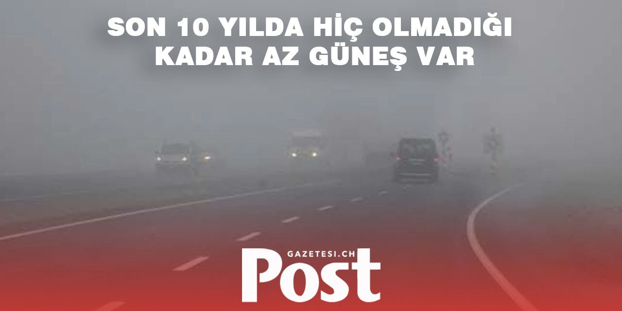 İsviçre’de sisli günler