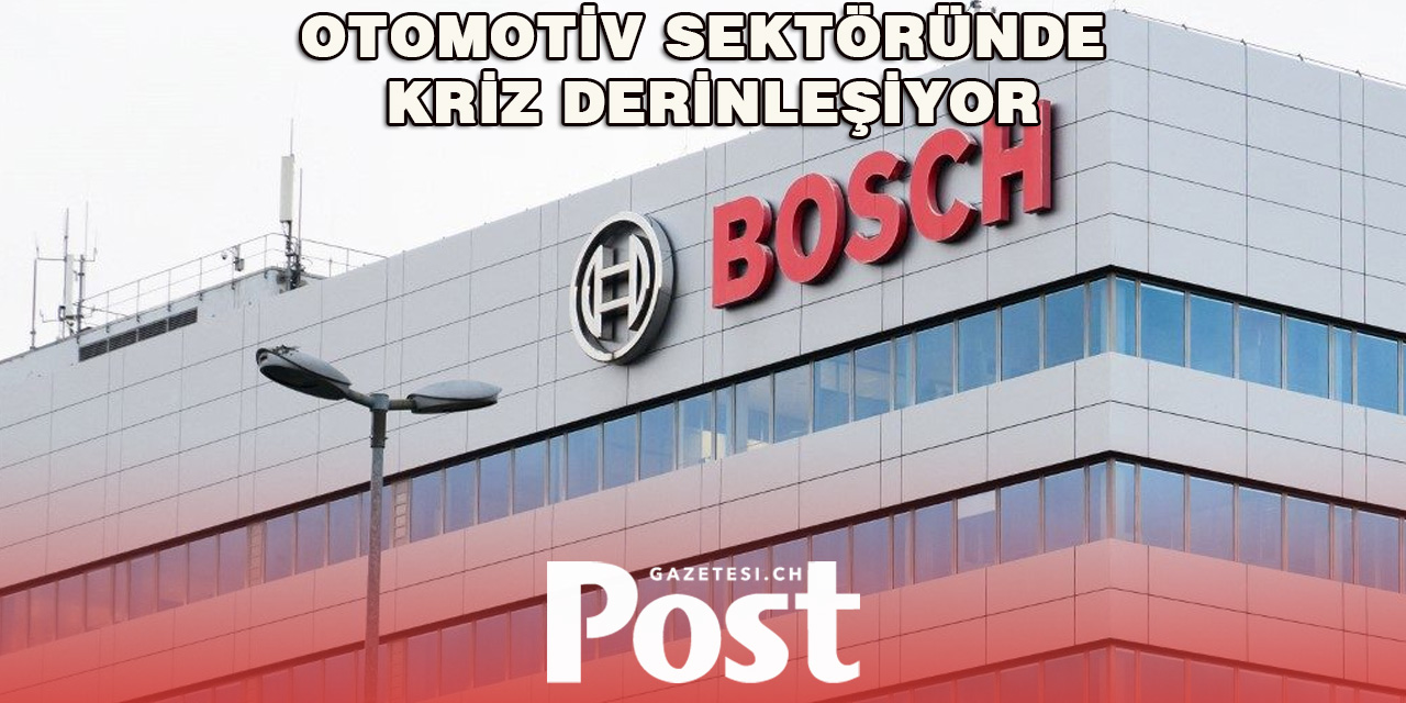 Bosch 5.550 Kişiyi İşten Çıkarıyor