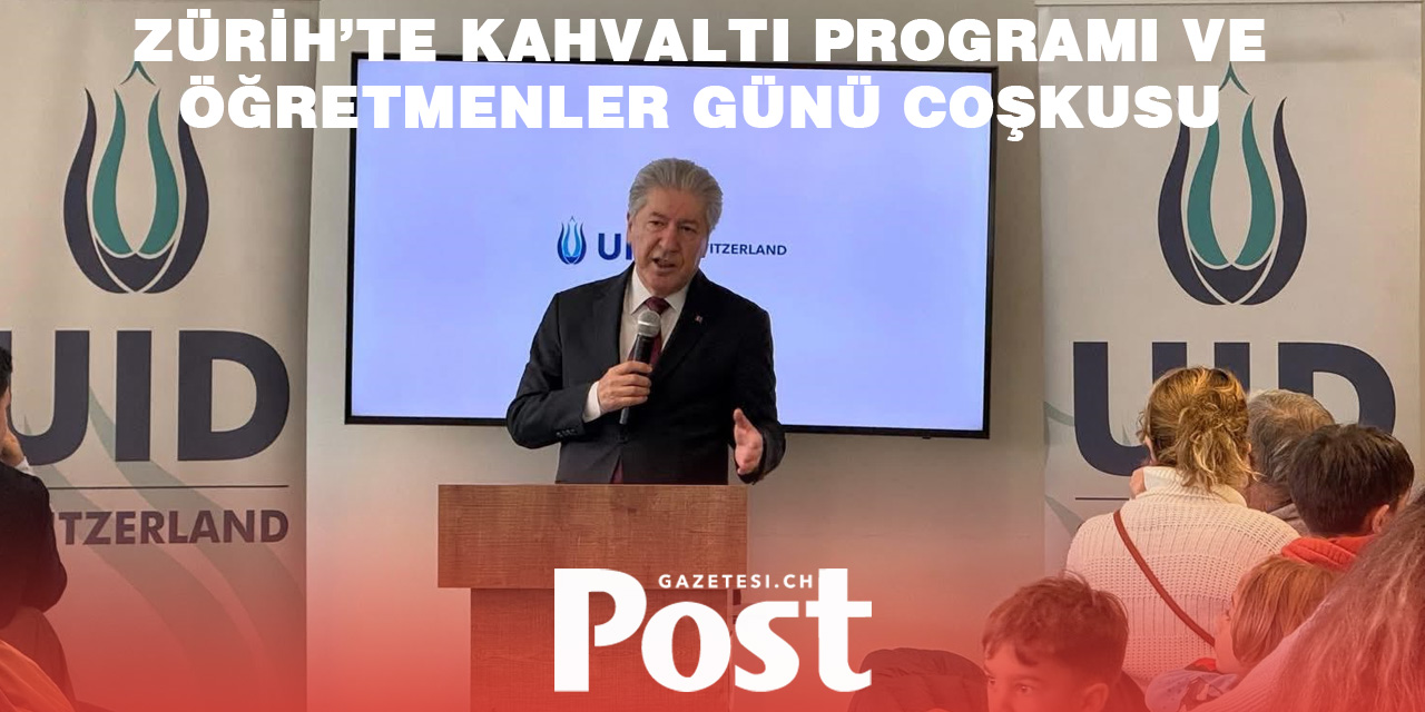 UID İsviçre’den Kahvaltı ve Öğretmenler Günü Kutlaması