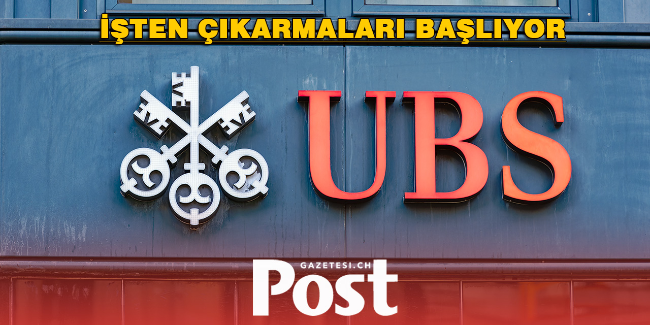 UBS, İsviçre'de yüzlerce kişiyi işten çıkarıyor