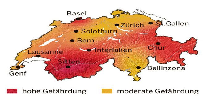 İsviçre'de deprem riski var