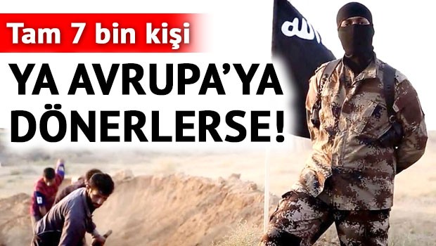 Avrupa’dan 7 bin kişi savaşmak için Suriye ve Irak’a gitti